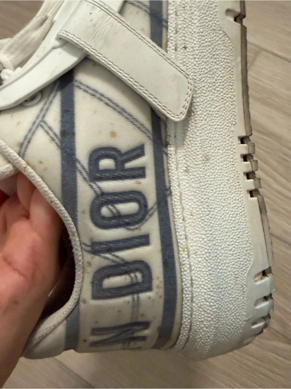 [Authentic Dior] Dior ID Sneakers White Blue